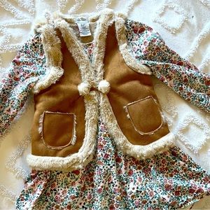 Floral 4t long sleeve dress